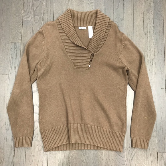 liz & co. Sweaters - liz & co. Cowl Neck Long Sleeve Pullover Sweater